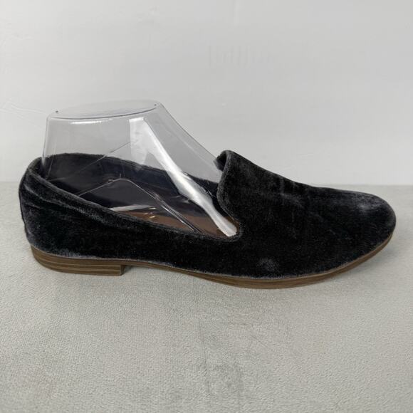DV by Dolce Vita Womens 8 Purple Gray Slip On Velvet Loafers 096007318 Casual - Picture 1 of 10